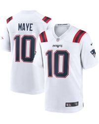 Nike - Drake Maye New England Patriots 2024 Nfl Draft First Round Pick Player Game Jersey - Lyst