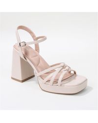 BERNESS - Anita Knotted Strappy Platform Heel Sandals - Lyst