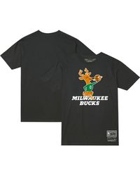 Mitchell & Ness - And Milwaukee Bucks Hardwood Classics Mvp Throwback Logo T-shirt - Lyst