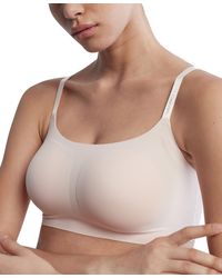 Calvin Klein Invisibles Comfort Lightly Lined Retro Bralette Qf4783 in  Natural