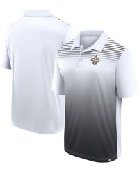 LOGO ATHLETIC - White/black New Orleans Saints Sandlot Game Polo Shirt - Lyst