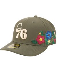 KTZ - Philadelphia 76ers Tonal Florals 59fifty Fitted Hat - Lyst