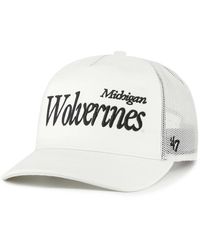 '47 - And Michigan Wolverines Foundation Script Adjustable Trucker Hat - Lyst