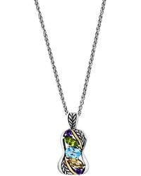 Effy - Effy Multi-gemstone 18" Pendant Necklace (2-5/8 Ct. T.w. - Lyst