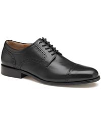 Johnston & Murphy - Harmon Cap Toe Oxford Shoes - Lyst