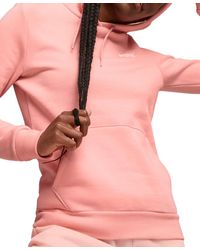 PUMA - Essentials Embroidered Hooded Fleece Sweatshirt - Lyst