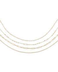 Retro Chic - Aeolian Echo Necklace Set - Lyst