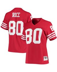 Mitchell & Ness Jerry Rice Scarlet San Francisco 49ers 1990 Legacy Replica Jersey - Red