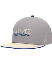 Nike - Air Force Falcons Vintage Script Pro Dri-fit Snapback Hat - Lyst