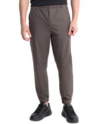 Calvin Klein - Tech Slim-fit Solid Drawstring Pants - Lyst