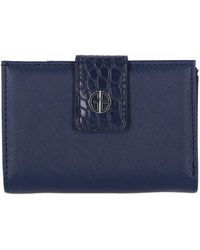 Giani Bernini Framed Indexer Wallet, Created For Macy's - Blue