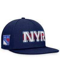 Fanatics - New York Rangers Authentic Pro Rink Team Code Snapback Hat - Lyst