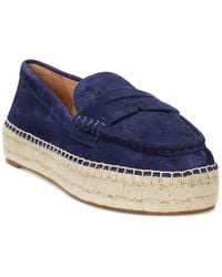 Ralph Lauren - Luize Espadrille Loafer Flats - Lyst
