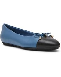 Anne Klein - Luci Cap Toe Ballet Flats - Lyst
