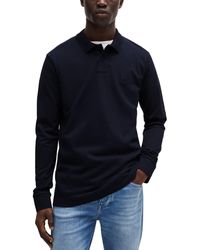 BOSS - Boss By Logo Patch Slim-fit Polo - Lyst