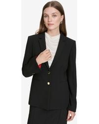 Halston - Contrast-lined Two-button Blazer - Lyst