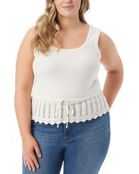 Jessica Simpson - Trendy Plus Size Sierra Drawstring Sweater Tank Top - Lyst