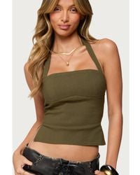 Edikted - Dara Halter Top - Lyst