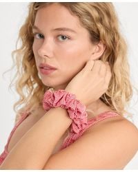 GOOD AMERICAN - Gingham Pattern Scrunchie - Lyst