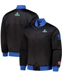 Mitchell & Ness - Minnesota Timberwolves Hardwood Classics Team Og 3.0 Lightweight Satin Full-snap Jacket - Lyst
