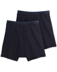 Jockey - Big & Tall 2-pack Lightweight Cotton Boxer Briefs - Lyst