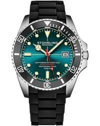 Stuhrling - Depthmaster Heritage 4087 Swiss Quartz Diver Watch - Lyst
