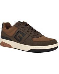 Guess - Nastele Branded Lace Up Casual Sneakers - Lyst