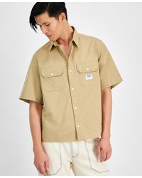 BOSS - Hugo By Loose-fit Button-down Twill Shirt - Lyst