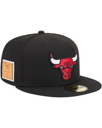 KTZ - Chicago Bulls Court Sport Leather Applique 59fifty Fitted Hat - Lyst