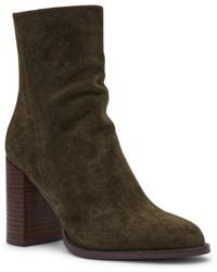 Steve Madden - Obsession Block-heel Booties - Lyst