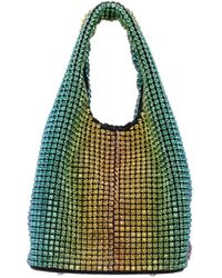 Nina - All Over Crystal Satchel Bag - Lyst