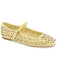 Kenneth Cole - Jasper Leather Flat - Lyst