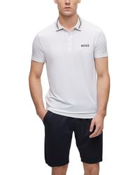 BOSS - Boss By Contrast-logo Polo Shirt - Lyst
