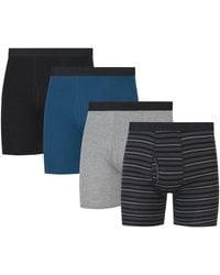 Hanes - Ultimate Cotton Boxer Briefs - Lyst