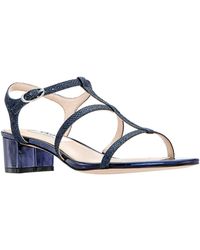 nina naomi block heel sandals