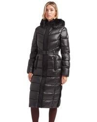 Jacket - Diamond Belted Extra Long Down Coat - Lyst