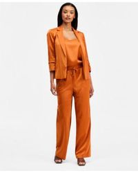 BarIII - Satin Jacket Scoop Neck Cami Pull On Pants Macys Exclusive - Lyst