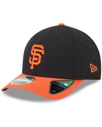 KTZ - Black/orange San Francisco Giants Player Replica 9forty Adjustable Hat - Lyst