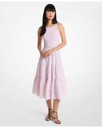 Michael Kors - Sleeveless Round Neck A-line Dress - Lyst
