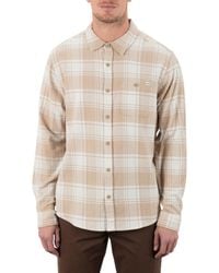 Hurley - Portland Stretch Flannel Long Sleeve Shirt - Lyst