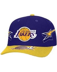 Mitchell & Ness - Â Purple/gold Los Angeles Lakers As2k Stars Pro Crown Adjustable Hat - Lyst