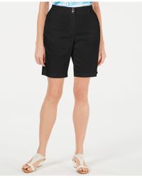 karen scott comfort waist shorts