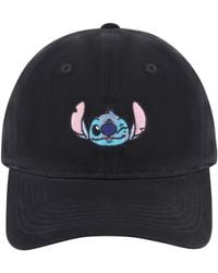 Disney - Stitch Winky Face Embroidery Dad Cap - Lyst