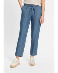 Olsen - Lisa Straight Leg Soft Denim Pant - Lyst