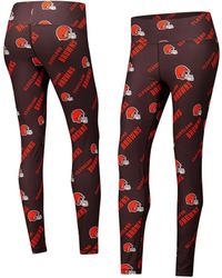 Concepts Sport - Cleveland S Breakthrough Allover Print Knit Sleep leggings - Lyst