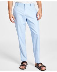 INC International Concepts - Slim-fit Linen Blend Suit Pants - Lyst
