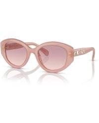 Swarovski - Geometric Crystals Gradient Sunglasses - Lyst