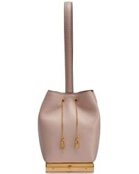 Donna Karan - Sisal Leather Clutch - Lyst