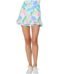 G Lifestyle Clothing - G Lifestyle Double Ruffle Skort - Lyst