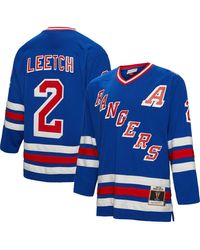 Mitchell & Ness - Brian Leetch New York Rangers 1993 Line Player Jersey - Lyst